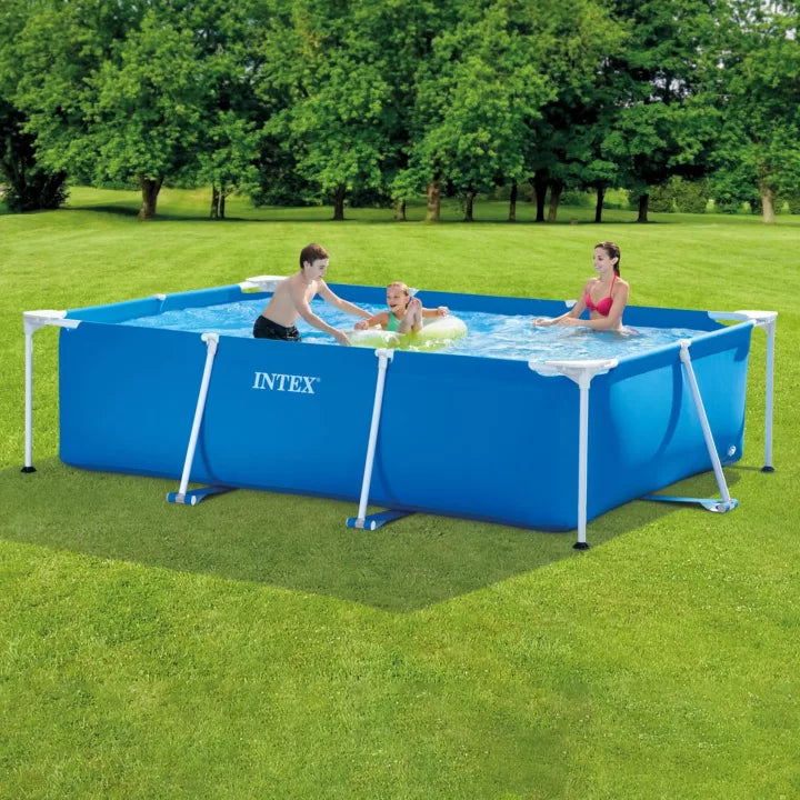 PISCINA FRAME RETTANGOLARE C/TELAIO PORTANTE S/POMPA CM.300X200X75H.  capacitÃE lt.3834  peso kg.20,5 (25272)    INTEX