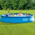 PISCINA EASY SET ROTONDA  AUTOPORTANTE C/POMPA FILTRO CM.396x84H.  capacitÃE lt.7290  peso kg.17,8 (28142)    INTEX