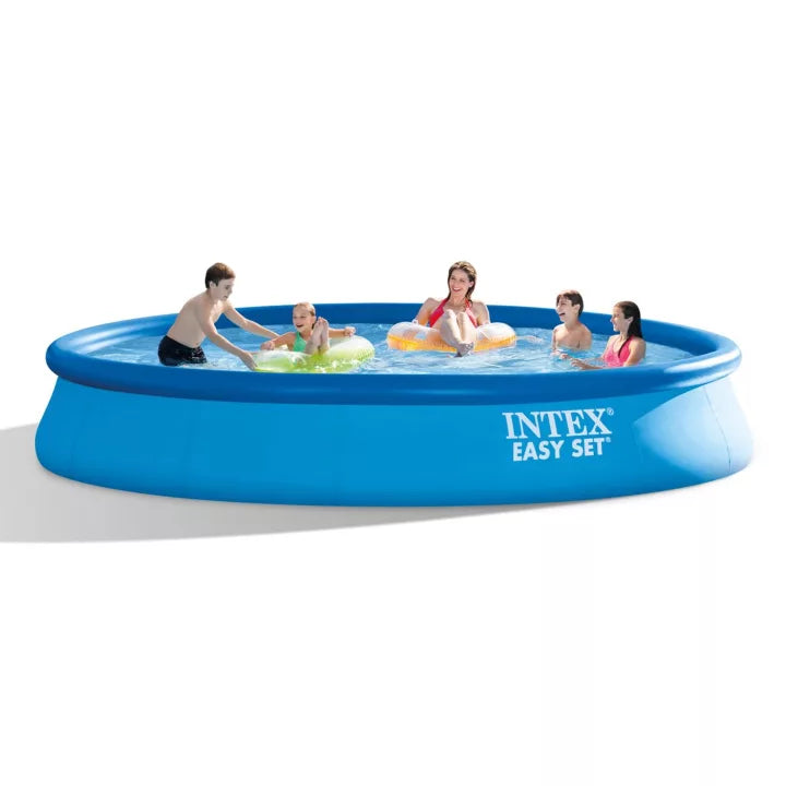 PISCINA EASY SET ROTONDA  AUTOPORTANTE C/POMPA FILTRO CM.396x84H.  capacitÃE lt.7290  peso kg.17,8 (28142)    INTEX