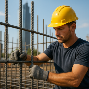 Tondino ferro zigrinato 1,2 m barra armatura cemento edilizia pezzi 40 *** misura Ø 12 mm, confezione 1