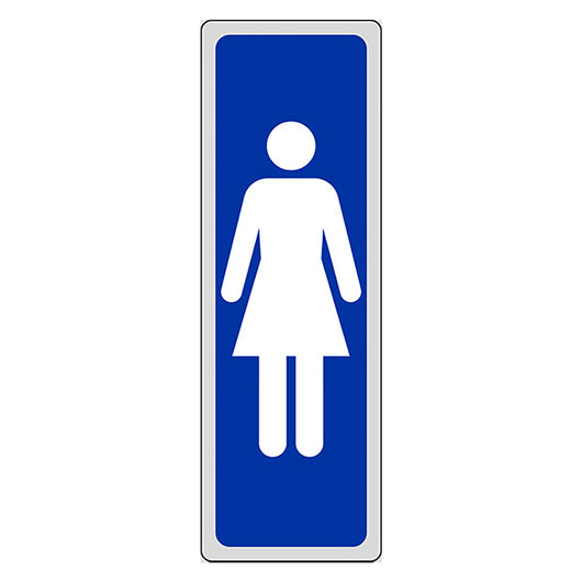 ETICHETTA SEGNALETICA WC bagno DONNE 10 pezzi EUROSIGNALS