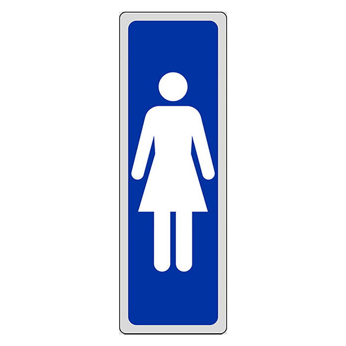 ETICHETTA SEGNALETICA WC bagno DONNE 10 pezzi EUROSIGNALS