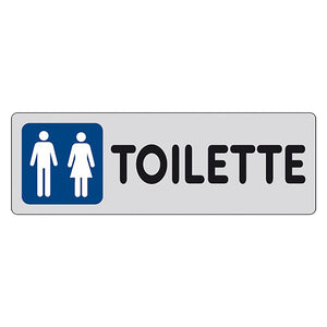 ETICHETTA SEGNALETICA TOILETTE wc bagno UOMINI/DONNE  - EUROSIGNALS