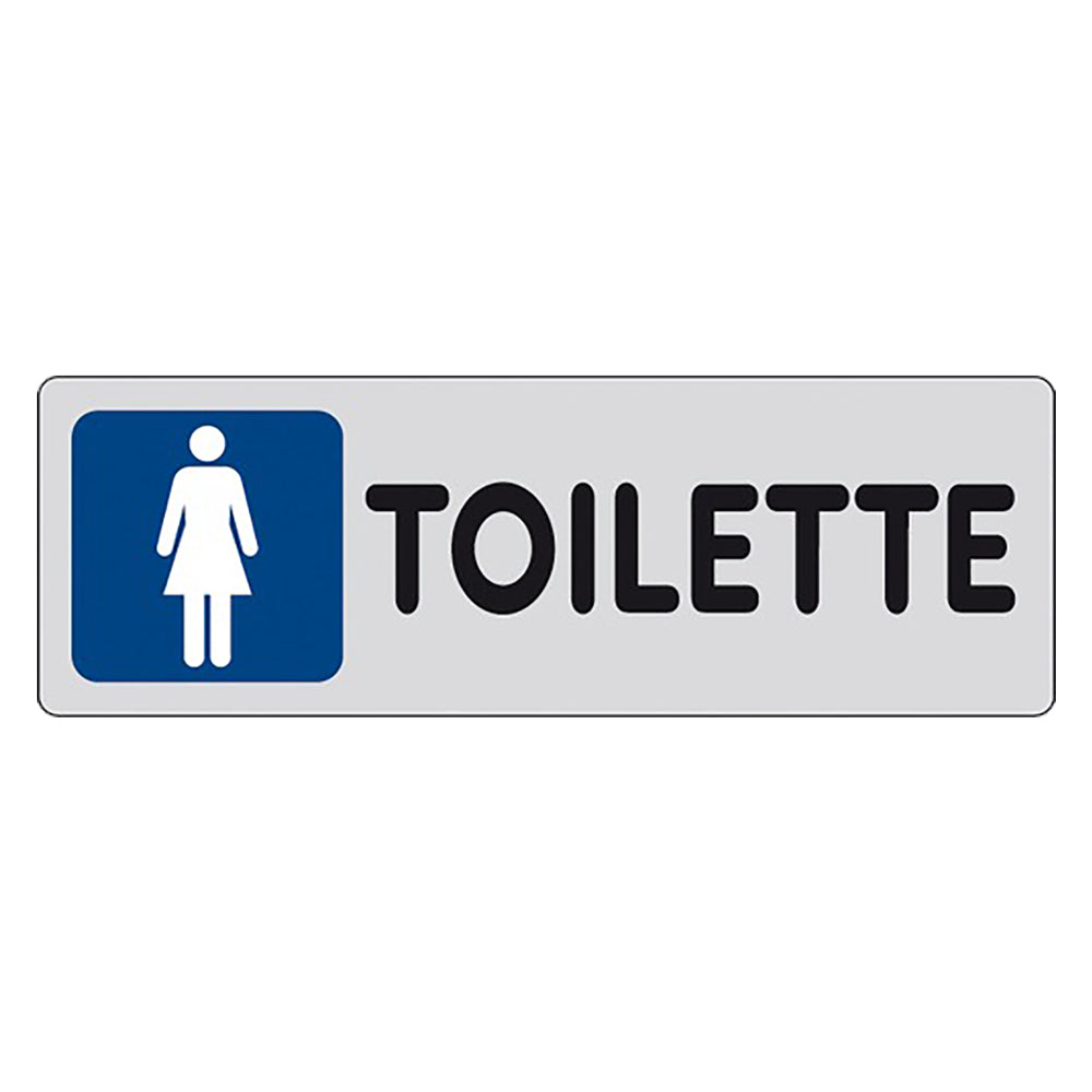 ETICHETTA SEGNALETICA TOILETTE wc bagno DONNE woman EUROSIGNALS