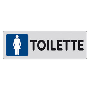 ETICHETTA SEGNALETICA TOILETTE wc bagno DONNE woman EUROSIGNALS