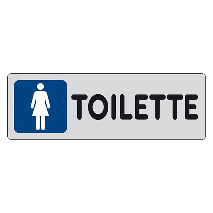 ETICHETTA SEGNALETICA TOILETTE wc bagno DONNE woman EUROSIGNALS