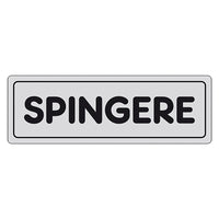 ETICHETTA SEGNALETICA SPINGERE porta - EUROSIGNALS