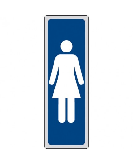 ETICHETTA SEGNALETICA WC bagno toilette DONNE- 10 pezzi