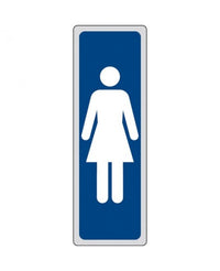 ETICHETTA SEGNALETICA WC bagno toilette DONNE- 10 pezzi