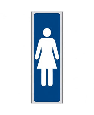 ETICHETTA SEGNALETICA WC bagno toilette DONNE- 10 pezzi