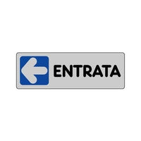 ETICHETTA SEGNALETICA ENTRATA A SINISTRA - 10 pezzi