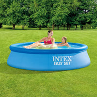 PISCINA EASY SET ROTONDA  AUTOPORTANTE S/POMPA CM.244x61H.  capacitÃE lt.1942  peso kg.5,3  (28106)    INTEX