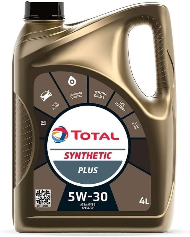 OLIO MOTORE PER AUTOVETTURE 'SYNTHETIC PLUS' 5W30 - lt. 4- 3 pezzi  - LUBEX