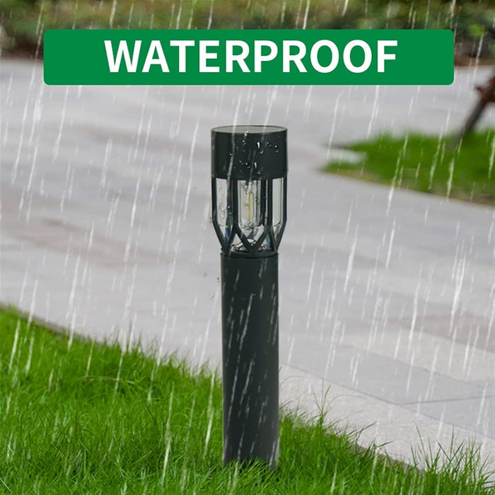LAMPADA giardino per esterno A ENERGIA SOLARE cm 7 x h.40- 12 pezzi