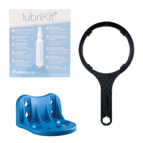 SISTEMA FILTRO PER ACQUA ANTICALCARE SCALEARMOR ROCK - IN/OUT - 1 OTTONE BSPP - PORTATA MAX 2270 L/H.  - ATL