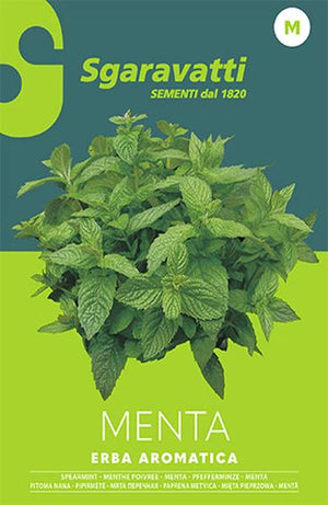 SEMI PER ORTAGGI E VEGETALI menta spicata 20 pezzi  - SGARAVATTI