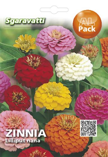 SEMI PER PRATO UNIVERSALE fior di zinnia lilliput nanna- 20 pezzi  - SGARAVATTI