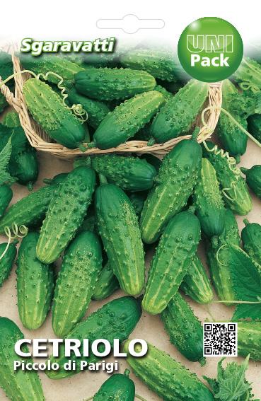 SEMI PER ORTAGGI E VEGETALI cetriolo piccolo verde di Parigi 20 pezzi  - SGARAVATTI