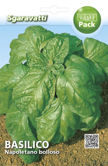 SEMI PER ORTAGGI E VEGETALI basilico napoletano bolloso 20 pezzi  - SGARAVATTI