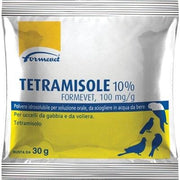 Antibiotico per volatili Tetramisole 10% Formevet 30 g polvere idrosolubile per uso orale