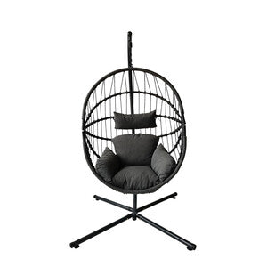 C POLTRONA SOSPESA AURA ACCIAIO POLYRAT 108X192CM- 1,0 pz