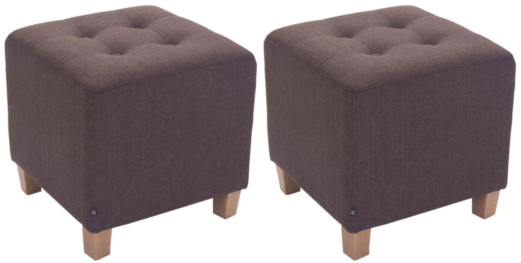 Set di 2 sgabelli Pharao marrone