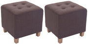 Set di 2 sgabelli Pharao marrone
