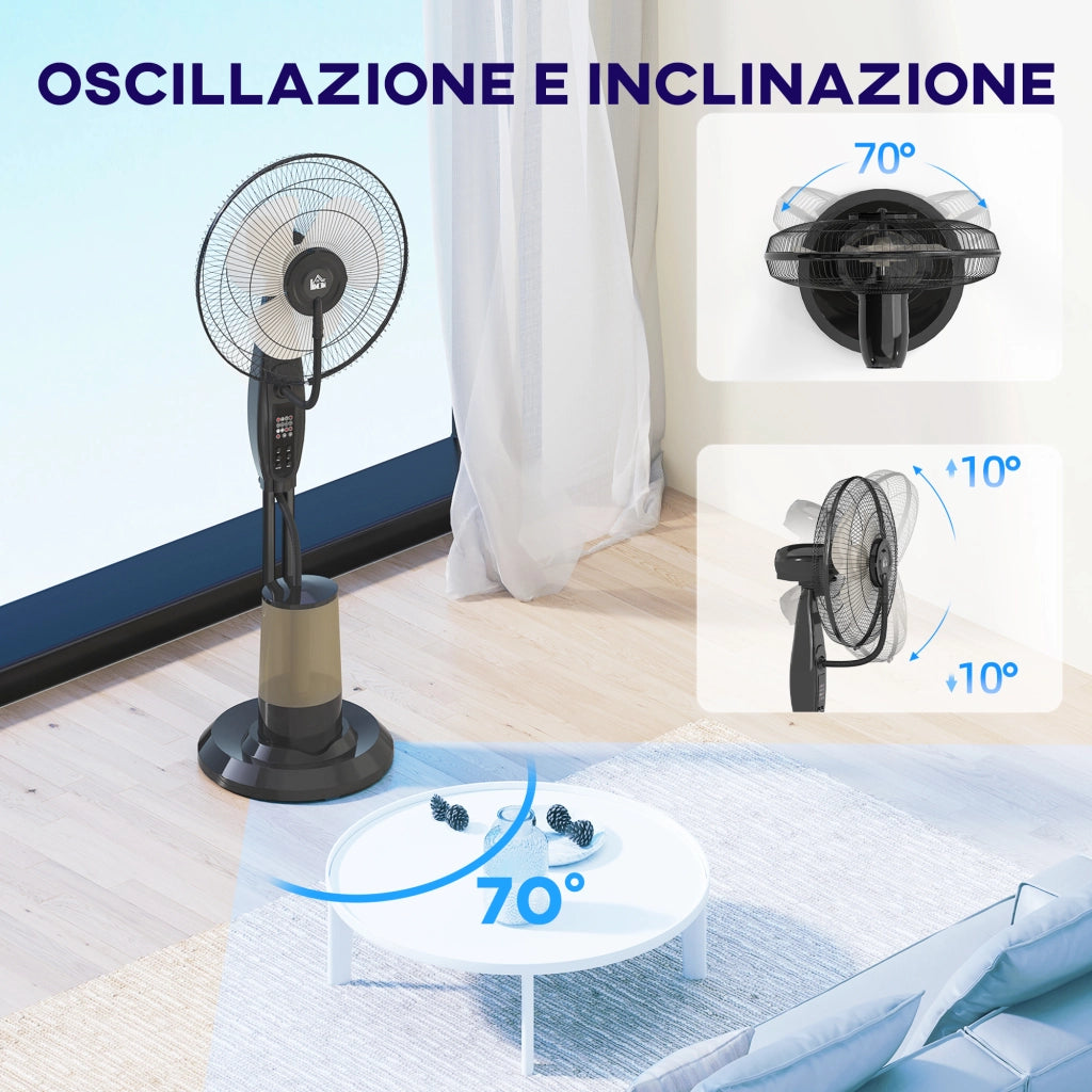 Ventilatore Nebulizzatore con Serbatoio ¨C Zephmum ¨C 3.2L 3 Modalit¨¤ 3 Velocit¨¤