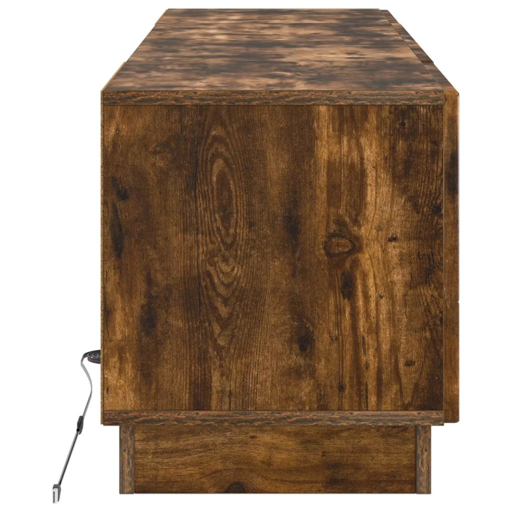 Mobile TV LED Rovere Fumo Legno ingegnerizzato 897350