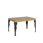 Tavolo allungabile 120/224x90 cm Paxon colore quercia natura gambe antracite