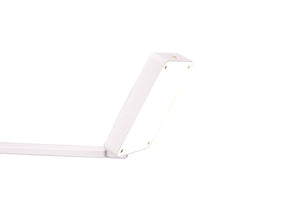 Lampada da Tavolo da Interno a LED in Metallo Bianco Opaco