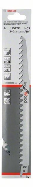2608650681 - Set 2 lame per sega universale S 1542 K Top for Wood