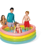 PISCINA GONFIABILE TONDA 4 ANELLI  +3 ANNI  ø cm.168x46h.  peso kg.2,6 (56441)    INTEX