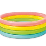 PISCINA GONFIABILE TONDA 4 ANELLI  +3 ANNI  ø cm.168x46h.  peso kg.2,6 (56441)    INTEX