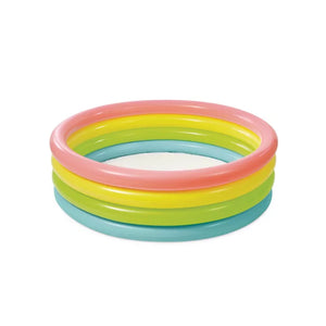 PISCINA GONFIABILE TONDA 4 ANELLI  +3 ANNI  ø cm.168x46h.  peso kg.2,6 (56441)    INTEX