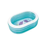 PISCINA OVALE BABY 4 ANELLI +3 ANNI  cm.163x107x46h.  peso kg.2,69 (57482)    INTEX