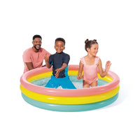PISCINA GONFIABILE TONDA 3 ANELLI  +2 ANNI  ø cm.147x33h.  peso kg.1,76 (57422)    INTEX