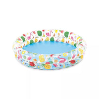 PISCINA GONFIABILE TONDA DUE ANELLI  +2 ANNI  cm.122x25h.  peso kg.0,97 (59421)    INTEX