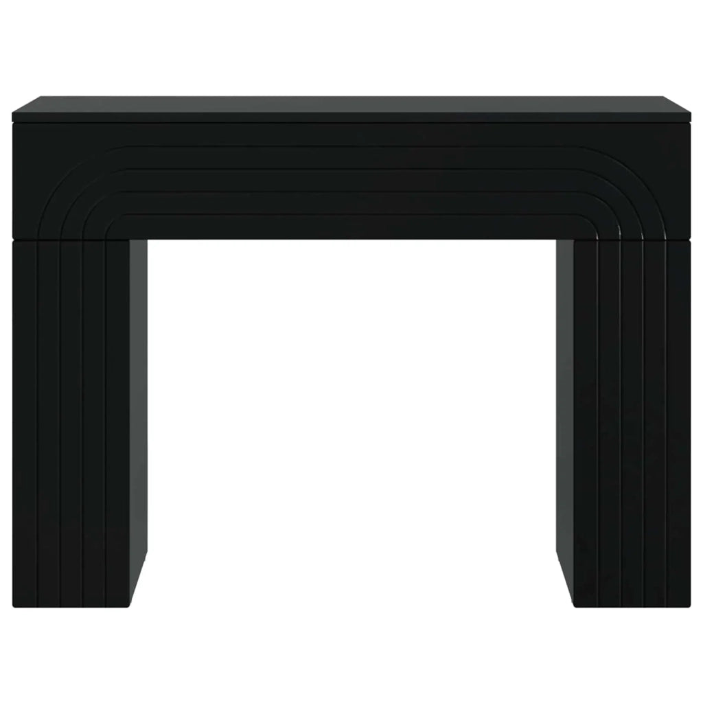 Tavolino da salotto Nero 102 x 35 x 75 cm Legno ingegnerizzato