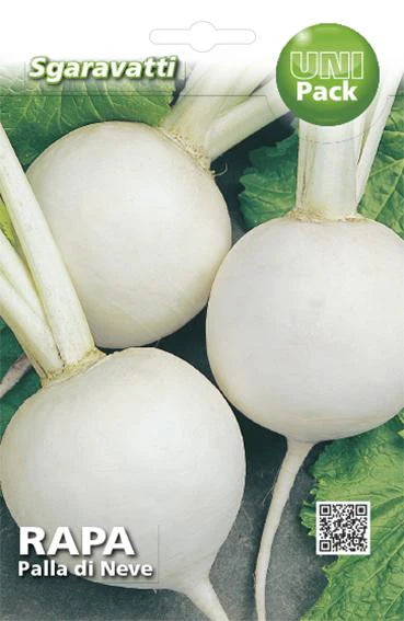 SEMI PER ORTAGGI E VEGETALI rapa palla di neve 20 pezzi  - SGARAVATTI