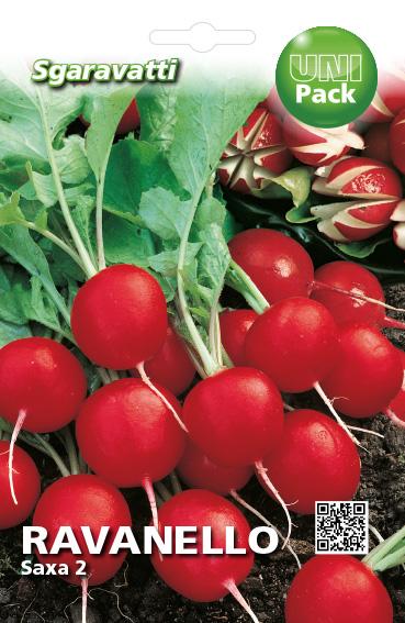 SEMI PER ORTAGGI E VEGETALI ravanello saxa 2 - 20 pezzi  - SGARAVATTI