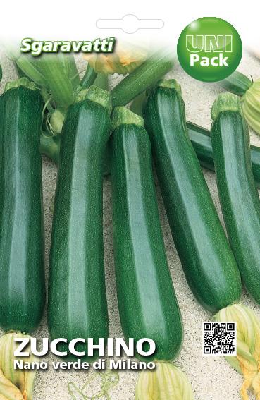 SEMI PER ORTAGGI E VEGETALI zucchino nano verde di milano 20 pezzi  - SGARAVATTI
