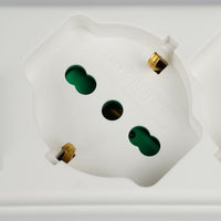 MULTIPRESA CON INTERRUTTORE 'OMEGA' mt. 3 - bianca  - FANTON