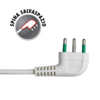 MULTIPRESA CON INTERRUTTORE 'OMEGA' mt. 3 - bianca  - FANTON