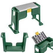 Sgabello da giardino KADAX con inginocchiatoio, sedia e contenitore, 3 in 1, sedile pieghevole