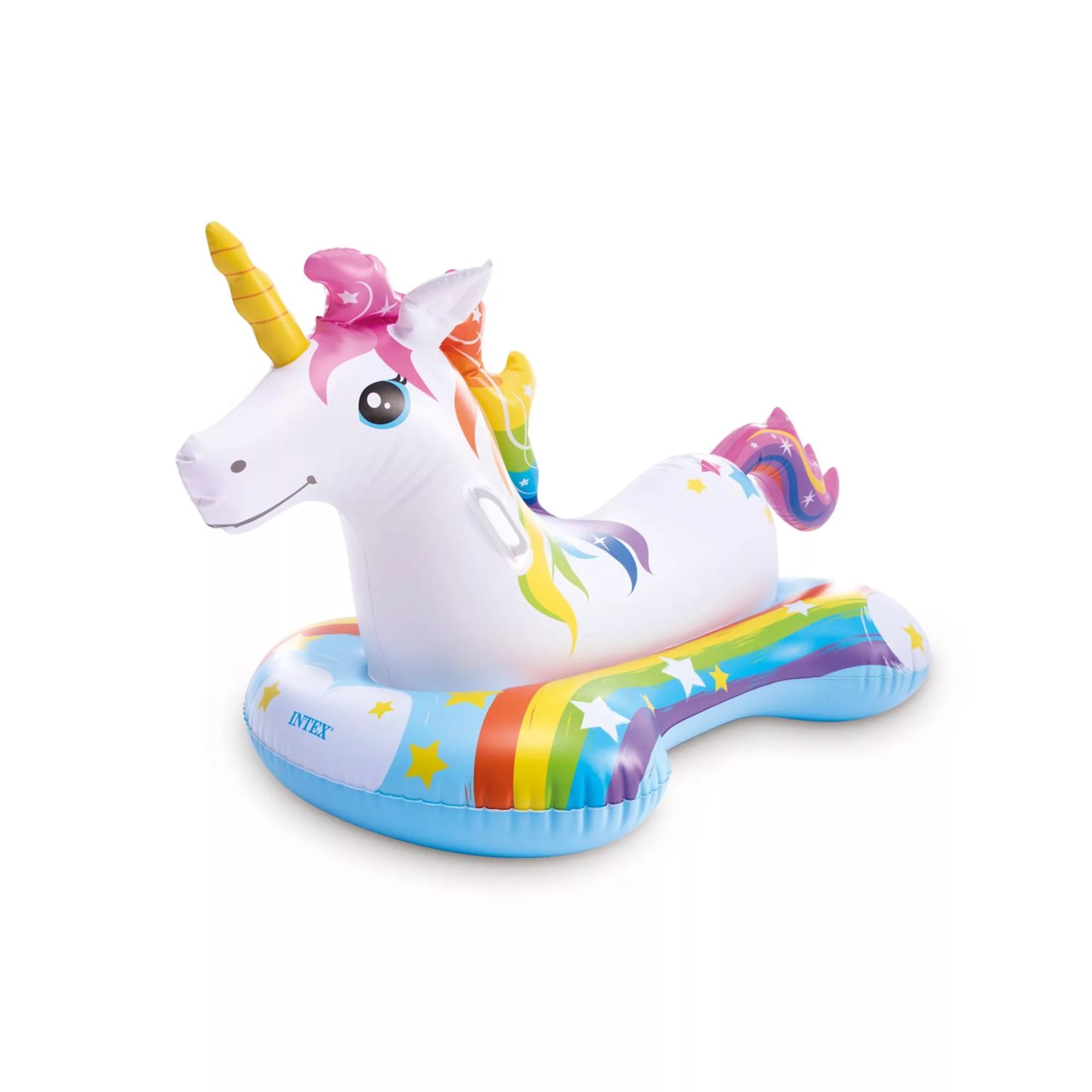 UNICORNO GONFIABILE CAVALCABILE +3 ANNI  cm.163x86h.  peso kg.1,54 (57552)    INTEX