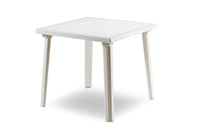 TAVOLO IN POLIPROPILENE 'WEEKEND' bianco  - BICA