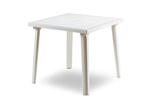 TAVOLO IN POLIPROPILENE 'WEEKEND' bianco  - BICA