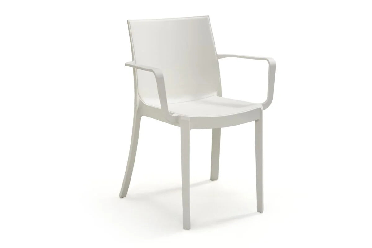 SEDIA IN POLIPROPILENE 'VICTORIA' bianca  - BICA