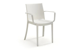 SEDIA IN POLIPROPILENE 'VICTORIA' bianca  - BICA